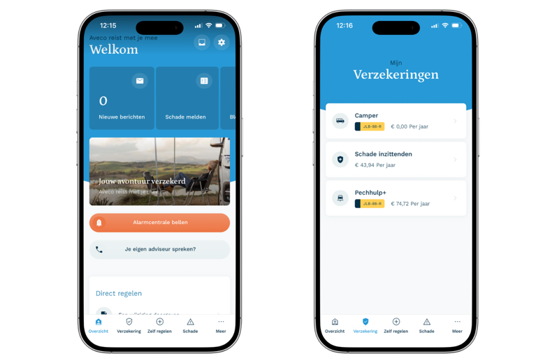 Aveco app screenshots
